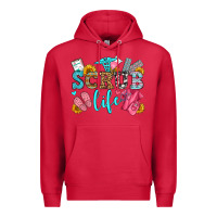 Cardinal scrub life olivia Premium Hoodie - OliviaCreatesArt