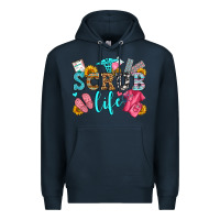 Navy scrub life olivia Premium Hoodie - OliviaCreatesArt