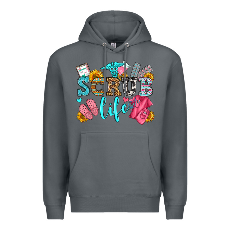 Scrub Life Olivia Premium Hoodie by OliviaCreatesArt | Teevron