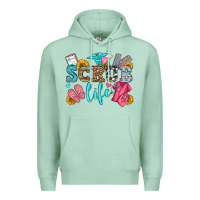 Seafoam scrub life olivia Premium Hoodie - OliviaCreatesArt