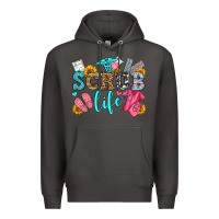 Smoke scrub life olivia Premium Hoodie - OliviaCreatesArt