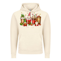 Vintage Artic Christmas gnomes coffee cups Vintage Hoodie - MaliasSmallBusiness