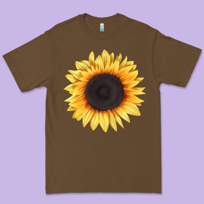 Treetops Sunflower Premium Tee Designed By Lillyallendesigns