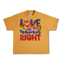 Peanut Butter Love İs a Human Right Urban Heavy Tee - BundleAndBundleShop