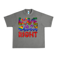 Tornado Love İs a Human Right Urban Heavy Tee - BundleAndBundleShop