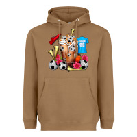 Toasted Coconut Soccer Cold Drink Frappe Heavyweight Hoodie - FaDigitalArtStudio