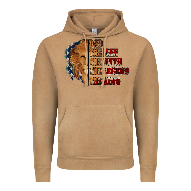 Dad The Man The Myth The Legend The King Vintage Hoodie by Jasminsmagicworld | Teevron