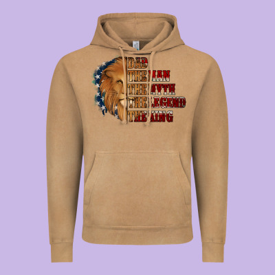 Dad The Man The Myth The Legend The King Vintage Hoodie Designed By Jasminsmagicworld