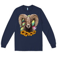 Navy Texas Bighorn Sheep Long Sleeve Tee - Bettercallsaul