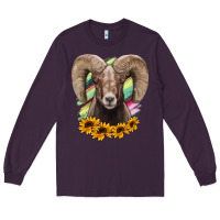 Plum Texas Bighorn Sheep Long Sleeve Tee - Bettercallsaul