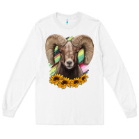White Texas Bighorn Sheep Long Sleeve Tee - Bettercallsaul