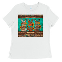 White western easter bunnies Ladies Tee - Jasminsmagicworld