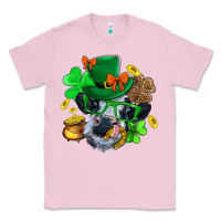 Bubblegum Pink St. Patrick Cow Clover Classic Tee - BundleAndBundleShop