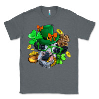 Charcoal Heather St. Patrick Cow Clover Classic Tee - BundleAndBundleShop