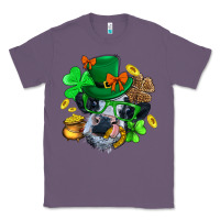 Lavender St. Patrick Cow Clover Classic Tee - BundleAndBundleShop