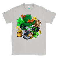 Moon Dust St. Patrick Cow Clover Classic Tee - BundleAndBundleShop
