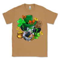 Toasted Coconut St. Patrick Cow Clover Classic Tee - BundleAndBundleShop