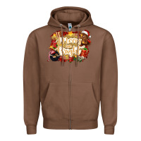 Chestnut merry and bright Zipper Hoodie - CowGirlArtShop