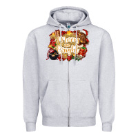 Heather Grey merry and bright Zipper Hoodie - CowGirlArtShop