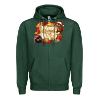 Sports Green merry and bright Zipper Hoodie - CowGirlArtShop
