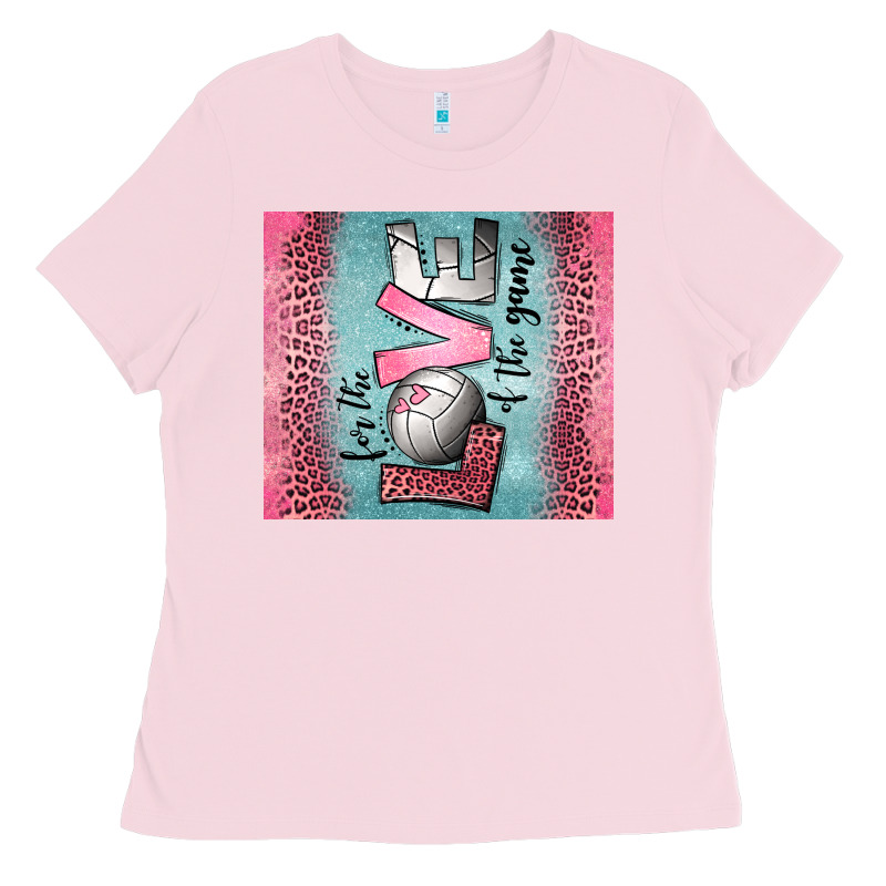 For The Love Of The Game Volleyball Ladies Tee by Jasminsmagicworld | Teevron