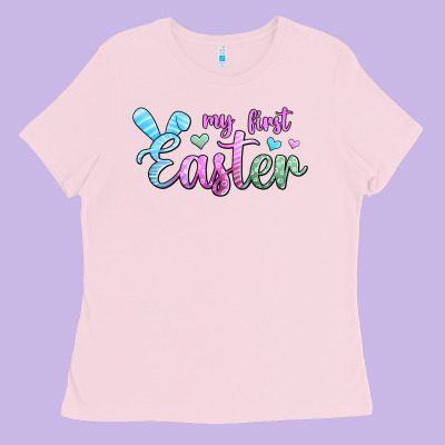 My First Easter Ladies Tee Designed By Jasminsmagicworld