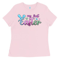Bubblegum Pink my first easter Ladies Tee - Jasminsmagicworld