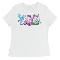 White my first easter Ladies Tee - Jasminsmagicworld