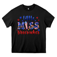 Black little miss firecracker Heavy Core Tee - NancyCooperArtShop
