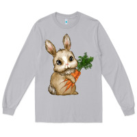 Moon Dust eastrt bunny carrot Long Sleeve Tee - RanaPortraitStore