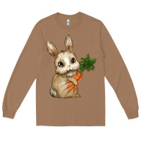 Toasted Coconut eastrt bunny carrot Long Sleeve Tee - RanaPortraitStore