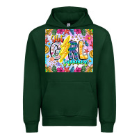 Forest Green hot girl summer Urban Hoodie - CowhideDigitalArt