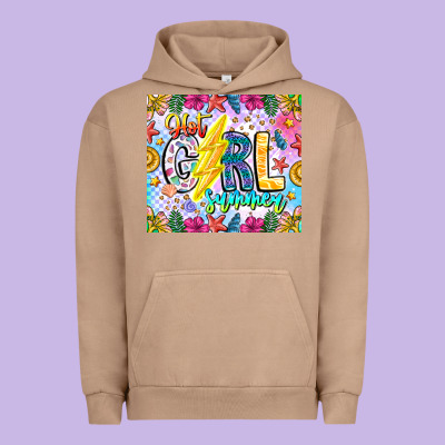 Hot Girl Summer Urban Hoodie Designed By Cowhidedigitalart