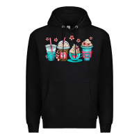 Black mom fuel coffee cups Premium Hoodie - OliviaCreatesArt