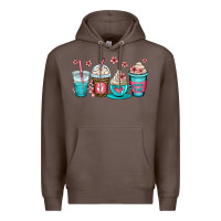 Coffee mom fuel coffee cups Premium Hoodie - OliviaCreatesArt