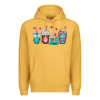Mustard mom fuel coffee cups Premium Hoodie - OliviaCreatesArt