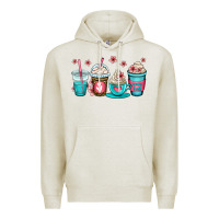 Oatmeal Heather mom fuel coffee cups Premium Hoodie - OliviaCreatesArt