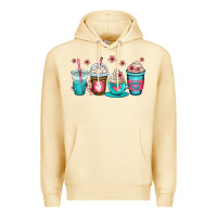 Pina Colada mom fuel coffee cups Premium Hoodie - OliviaCreatesArt