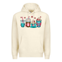 Sandshell mom fuel coffee cups Premium Hoodie - OliviaCreatesArt
