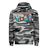 Slate Camo mom fuel coffee cups Premium Hoodie - OliviaCreatesArt