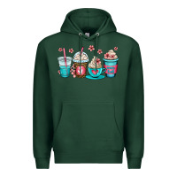 Sports Green mom fuel coffee cups Premium Hoodie - OliviaCreatesArt