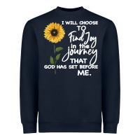 Navy I Will Choose To Find Joy In The Journey That God Heavyweight Sweatshirt - Bettercallsaul
