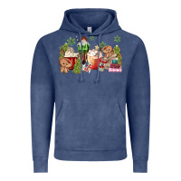 Vintage Denim gingerbread coffee Vintage Hoodie - MaliasSmallBusiness
