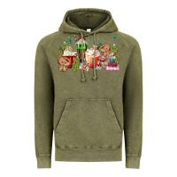 Vintage Olive gingerbread coffee Vintage Hoodie - MaliasSmallBusiness
