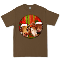 Cacao Christmas Cow, Premium Tee - Jasminsmagicworld