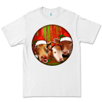 White Christmas Cow, Premium Tee - Jasminsmagicworld
