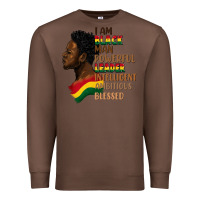 Chestnut I am black man Premium Sweatshirt - FaDigitalArtStudio