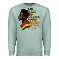 Seafoam I am black man Premium Sweatshirt - FaDigitalArtStudio