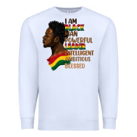 White I am black man Premium Sweatshirt - FaDigitalArtStudio