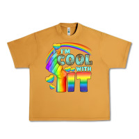 Peanut Butter Lgbtq İ'm Cool With İt Urban Heavy Tee - BundleAndBundleShop